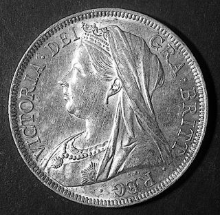 Great Britain 1901 Half Crown - Silver (14.  1 G,  32 Mm) Km 782.