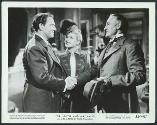 Dr.  Jekyll And Mr.  Hyde Mgm Photo Lana Turner Spencer Tracy R1954