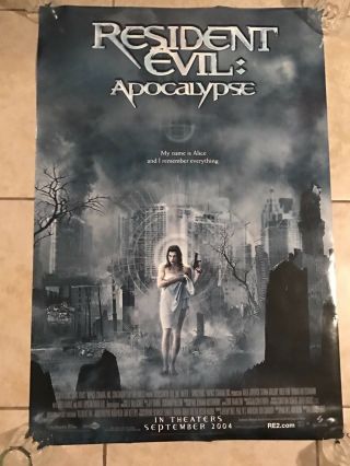 Resident Evil Apocalypse - Double Sided 27x40 Theater Movie Poster