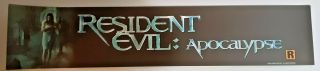Resident Evil: Apocalypse Double Sided Movie Theater Mylar 5x25