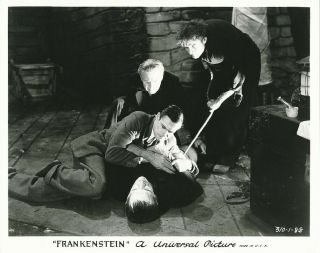 Boris Karloff Colin Clive 1931 Frankenstein Universal Studio Horror Photo