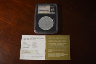 South Africa Coin 2017 Silver 1 Rand Ngc Sp69 First Day Of Issue