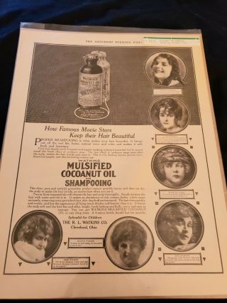 1918 - 19 2 Full Page Ads Silent Film Stars Blanche Sweet,  Talmadge,  Mae Murray
