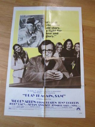Play It Again Sam Woody Allen 1972 Movie Poster