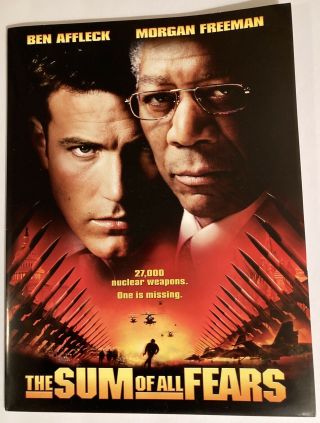 The Sum Of All Fears (2002) - Movie Press Kit - Morgan Freeman - Ben Affleck