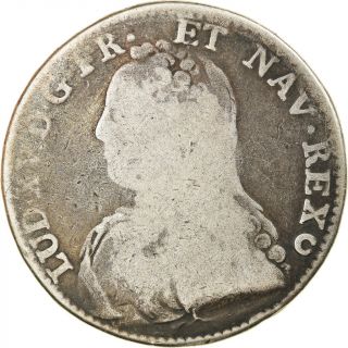 [ 856453] Coin,  France,  Louis Xv,  1/2 Écu Aux Branches D 