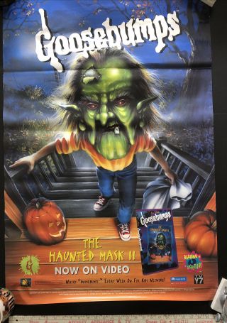 Goosebumps The Haunted Mask Ii 1997 Kids Horror Video Store Movie Poster 27x41