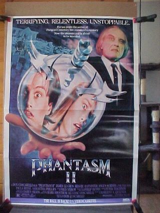 1988 Phantasm Iii Video Store Movie Poster 39 X 27 Rolled