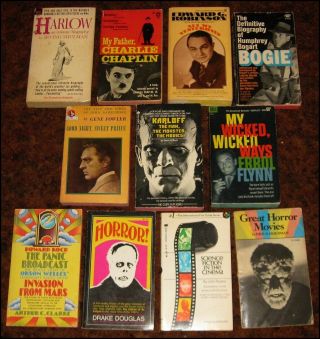 11 Movie Related Biographies,  Horror & Science Fiction Pbs Karloff,  Flynn,  Etc