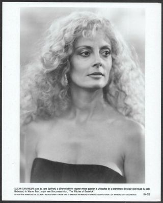 Susan Sarandon The Witches Of Eastwick 1987 Promo Portrait Photo