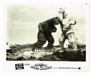 Godzilla Vs The Bionic Monster (mechagodzilla) 1974/77 Movie Photo Rare