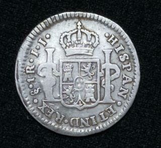 Chile - 1802 - 1 Real Santiago - & Scarce Silver Coin