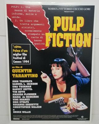Pulp Fiction Italian Movie Poster 1994 27.  5x39
