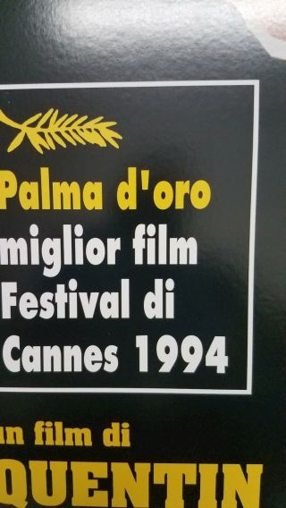 Pulp Fiction Italian Movie Poster 1994 27.  5x39 3