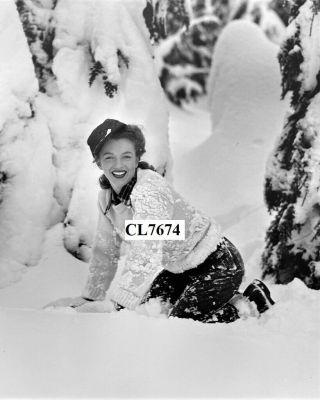 Marilyn Monroe Poses For A Portrait In Mt.  Hood,  Oregon Photo