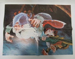 The Lord Of The Rings Hobbit Bakshi Animated (1978) Folded (18x24) Poster Yz5196