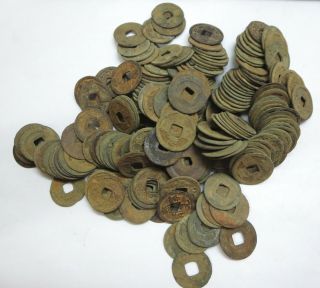 200 China Northern Song,  Xi Ning Yuan Bao Copper Cash Coins,  Sung