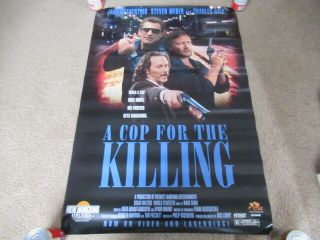Vintage 90s A Cop For The Killing Promo Video Movie Poster Steven Weber 1994