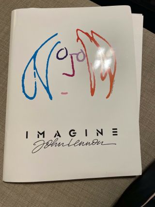 Imagine John Lennon Movie Press Kit Documentary Beatles & Solo Artist,  1988