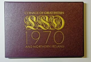 Great Britain & Northern Ireland Proof Coin Set 1970.  (8 Coins. )