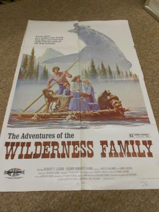 The Adventures Of The Wilderness Family (1975) Robert Logan 1sheet
