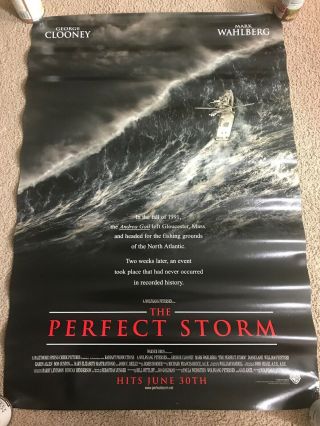 The Perfect Storm Theater Ds Movie Poster Mark Wahlberg George Clooney 2000
