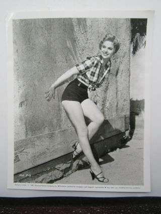 1957 8x10 Martha Hyer Black & White Photo Universal Pictures Sexy Pin Up