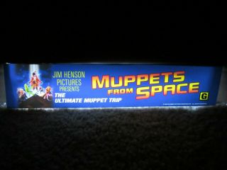Muppets From Space [1999] D/s [small] 2.  5 X 11.  5 Movie Theater Poster [mylar]