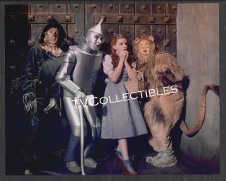 8x10 Photo The Wizard Of Oz Judy Garland Ray Bolger Jack Haley Bert Lahr