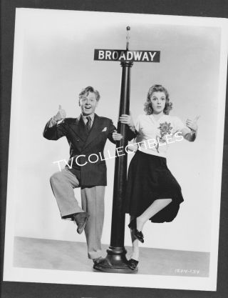 8x10 Photo Babes On Broadway 1941 Judy Garland Mickey Rooney