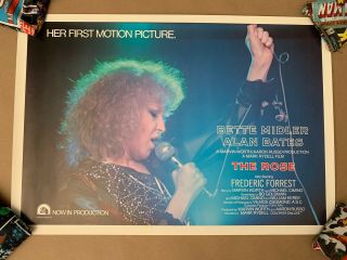 The Rose 1979 One Sheet Movie Poster Rolled Vintage Now In Production 2
