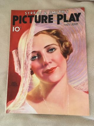 Picture Play October 1933 Ruby Keeler,  Franchot Tone,  Paul Robeson,  Bing Crosby