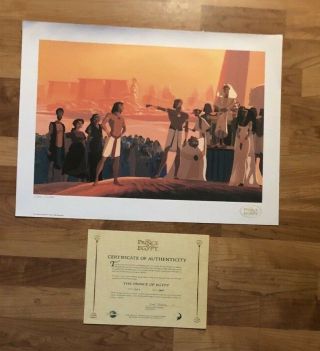 The Prince Of Egypt Lithograph Ltd 6887 Pacific Edition