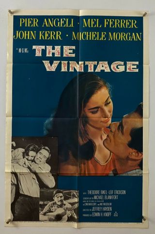 The Vintage Movie Poster (fine) One Sheet 1957 Pier Angeli 5972