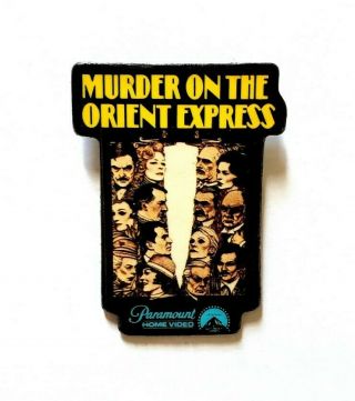 Vintage Paramount Movie Promo Pin 6 - Murder On The Orient Express Sean Connery