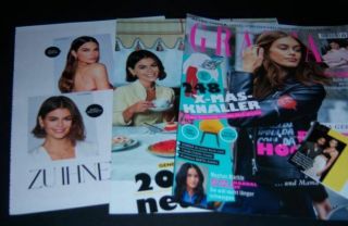Kaia Gerber 34 pc German Clippings Full Pages Cover 3