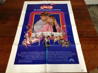Vintage Grease 2 1 Sheet Movie Posters 27 X 41 Folded