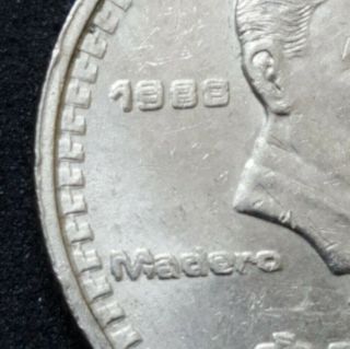 1988 MO MEXICO $500 500 PESOS DOUBLE DOUBLED DIE VARIETY ERROR RARE 3