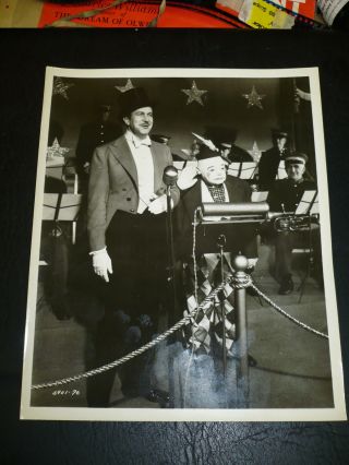 The Big Circus,  Orig B/w [vincent Price As A Ringmaster] - - With A Clown & Band