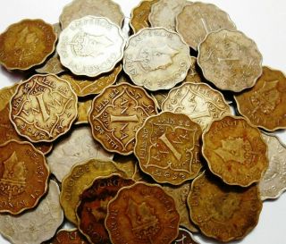 British India - George Vi - 1 Anna - One Anna - 1939 To 1946 - 40 Coins