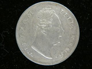 1835 India East India Company King William Iiii One Rupee Z915