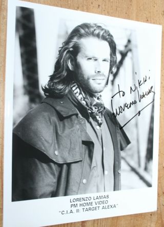 Lorenzo Lamas Hand Signed Autograph 49 Photo Photograph