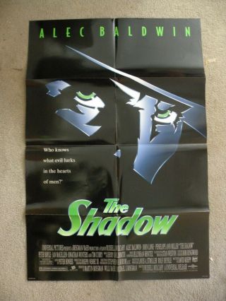 The Shadow 1994 Alec Baldwin John Lone 27x41 Movie Poster 940046