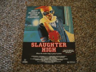 Slaughter High,  Neon Maniacs,  Displays,  Vestron Poster