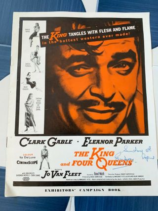 The King And Four Queens,  Clarke Gable,  Eleanor Parker,  1956,  Press Kit