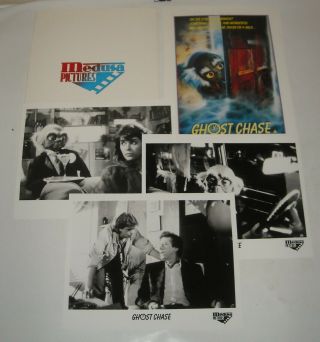 1988 Ghost Chase Promo Movie Press Kit 3 Photos Jill Whitlow Paul Gleason