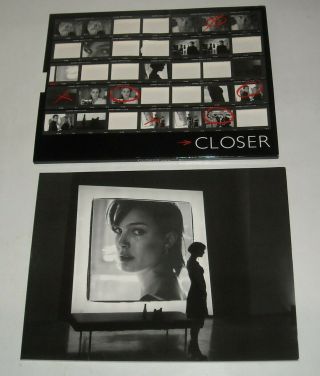 2004 Closer Columbia Pictures Promo Movie Press Kit W Cd / Dvd Natalie Portman