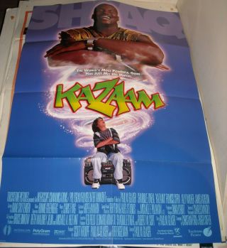 Kazaam 1 Sheet Movie Poster Double Sided Shaq Shaquille O 