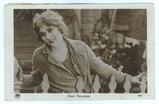 Movie Actress Mary Pickford Vintage Photo Postcard