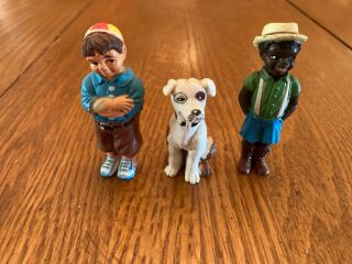 Little Rascals Pvc Figurines Spanky,  Buckwheat And Pete The Pup - King World